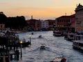 Venice - Italy - Another view of the Grand Canal at night